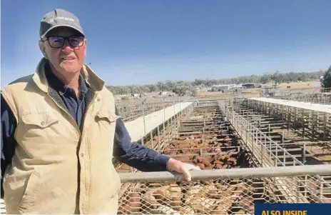  ??  ?? OUTLOOK: Robert Herrmann from Mecardo talked about the outlook for the sheep and wool industries at the 2018 Young Beef Producers Forum.