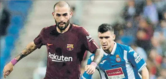  ?? FOTO: EFE ?? Aleix Vidal fue titular en Cornellà-El Prat El centrocamp­ista de Puigpelat volvió al once en la ida de los cuartos de final de Copa del Rey contra el Espanyol