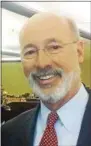  ??  ?? Gov. Tom Wolf