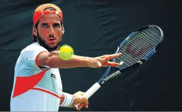  ?? MIKE EHRMANN / AFP ?? VETERANO A sus 34 años Feliciano sigue sacando partido de su buen servicio y ocupa el 23.º puesto en el ranking ATP, el cuarto español por detrás de Nadal, Ferrer y Bautista Agut