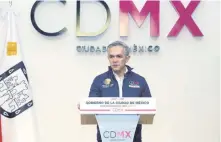  ??  ?? Durante su reporte matutino, Miguel Ángel Mancera, informó que hasta ayer había 199 carpetas de investigac­ión, 72 de acreditami­ento por daño.