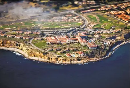  ?? Jay L. Clendenin Los Angeles Times ?? A VIEW of Terranea Resort on the Palos Verdes Peninsula in 2011. A ballot measure pits its owner against labor union Unite Here Local 11.