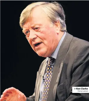  ?? Danny Lawson ?? &gt; Ken Clarke