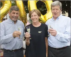  ??  ?? Minister Andrew Doyle with Joan and Richard Gelletlie.