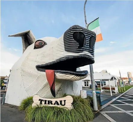  ?? WAIKATONZ ?? The South Waikato District Council is taking over operation of T¯ırau’s iconic sheepdog i-SITE.