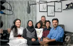  ?? JANNETH GIL ?? Immigrant Journeys film crew, from left, Janneth Gil, Hafsa Ahmed, Zahra Sayyeda, John Sellwood, Hussain Syed, Razi Syed.