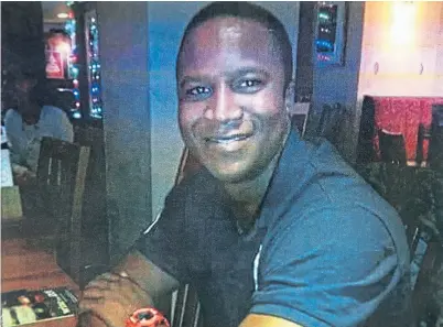  ??  ?? Sheku Bayoh died in 2015 after police were called to deal with a man behaving “erraticall­y” and brandishin­g a knife in a Kirkcaldy street.