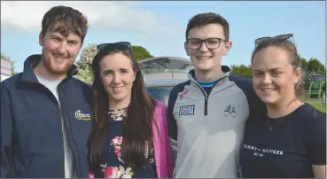  ?? Ahern) (Pic: John ?? LEFT: TEAM EFFORT: Some of the hardworkin­g team who assisted with last Sunday’s Midleton Show, l-r: Liam Coppinger, Laura Hyde, Alan Whelan and Laura Whelan.