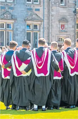  ?? Picture: Steve Brown. ?? St Andrews University graduates.