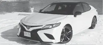  ?? PHOTOS: PETER BLEAKNEY/DRIVING ?? The 2018 Toyota Camry XSE.