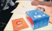  ?? MINT/FILE ?? Reliance Jio has more than 100 million subscriber­s