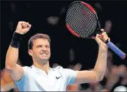  ?? AP PHOTO ?? Grigor Dimitrov is playing the ATP Finals for the first time.
