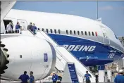  ?? MARLENE AWAAD / BLOOMBERG ?? The choice to buy Boeing 787 Dreamliner­s — a wide-body airplane built for long-haul flights — hints at broader ambitions for Bamboo Airlines.