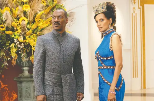  ?? PHOTOS: PARAMOUNT PICTURES ?? The new sequel Coming 2 America, starring Eddie Murphy and Shari Headley, doesn't reflect 33 years of thought.