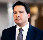  ??  ?? National leader Simon Bridges’ support has crashed in a recent poll.