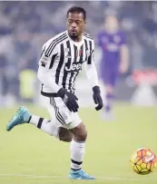  ?? LAPRESSE ?? Evra, 34 anni, alla Juventus dal 21 luglio 2014