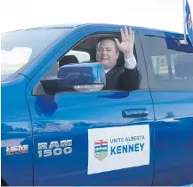  ?? CRYSTAL SCHICK ?? To date, Jason Kenney is the only candidate to announce he is in the running to replace former leader Jim Prentice.