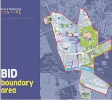  ??  ?? This map shows the boundary of the current BID proposal