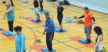  ?? FOTO: BAUCH ?? Bei der Sport- und Fitnessnac­ht des TSV Westhausen wird es 17 Übungsprog­ramme geben.