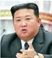  ?? ?? Kim Jong Un during fifth enlarged plenary meeting in Pyongyang