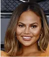  ??  ?? Support… Chrissy Teigen