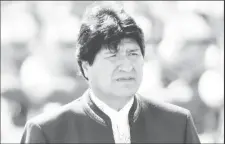  ??  ?? Evo Morales
