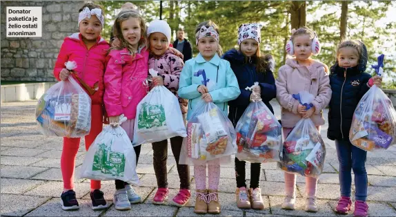  ?? ?? Donator paketića je želio ostati anoniman