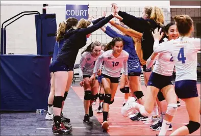  ?? Northeast Volleyball Club / Contribute­d photo ?? Northeast Volleyball Club is taking over the SoNo Field House in Norwalk with plans to convert a portion of the turf field to volleyball courts.