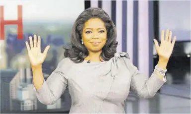  ?? George Burns-Harpo / Reuters ?? Oprah Winfrey, en su programa de televisión, en Chicago.