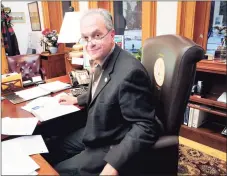  ?? Arnold Gold/ Hearst Connecticu­t Media file photo ?? Then New Haven Mayor John DeStefano Jr., in his office at City Hall in New Haven on Dec. 20, 2013.