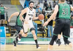  ?? FOTO: D. GRAU ?? Álex Mumbrú en su última visita al Olímpic de Badalona, la pasada temporada