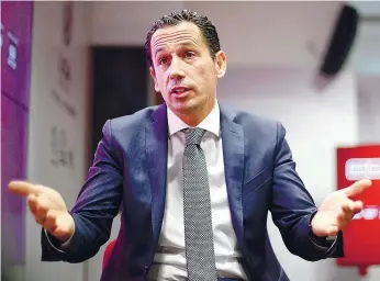  ??  ?? Pedro Proença, líder da Liga, recebe hoje a Comissão de Clubes da II Liga