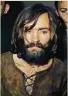  ?? 1969 AP photo ?? Charles Manson died of natural causes at a California hospital.