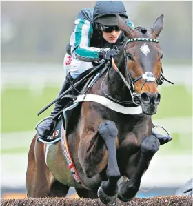  ??  ?? On track: Altior is back in action in the Betfair Tingle Creek at Sandown today