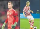  ?? F: GYI ?? Ter Stegen y Rakitic, amigos en Rusia