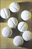  ?? LOANED PHOTO ?? MOST OF THE DRUG OVERDOSES in Yuma County have stemmed from counterfei­t pills containing fentanyl, the Yuma County Sheriff’s Office notes.