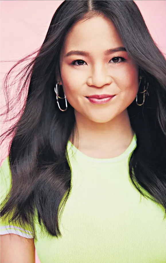  ??  ?? ‘When you start dissecting it, what it all means can get a little heavy in your head’: in 2017, Kelly Marie Tran became the first Asian woman on the cover of Vanity Fair