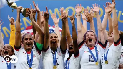  ??  ?? The US Women's team can continue their equal pay fight