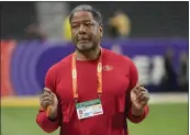  ?? GEORGE WALKER IV — THE ASSOCIATED PRESS ?? San Francisco 49ers defensive coordinato­r Steve Wilks was fired after just one season in the position.