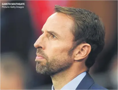  ?? Picture: Getty Images ?? GARETH SOUTHGATE