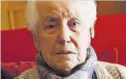  ??  ?? Rosario Bravo, de 97 anys.