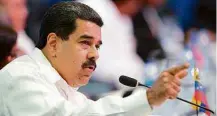  ?? Presidênci­a da Venezuela - 25.jan.2017/Xinhua ?? Nicolás Maduro participa de reunião da Celac na quarta (25)