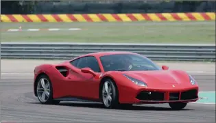  ??  ?? Ferrari’s new 488 GTB is powered by a turbocharg­ed 3.9-litre V8 producing a monstrous 492kW and 760Nm of torque.