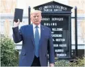  ??  ?? U.S. President Donald Trump had police clear the way with tear gas and rubber bullets so he could walk across the street and stage a photo op outside an Episcopal church, whose leaders were horrified at his very presence.