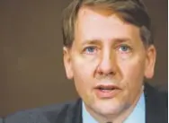  ?? Associated Press file ?? Consumer Financial Protection Bureau director Richard Cordray plans to step down by the end of the month.