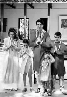  ??  ?? I think my eyesight is failing. I thought I saw 14,829 photograph­s of Canadian Prime Minister Justin Trudeau and his family dressed for an Indian wedding every day for what felt like a year