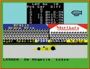  ??  ?? » [ZX Spectrum] Leading the pack in the Brazilian Grand Prix.