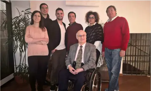  ??  ?? I candidati al Municipio (da sinistra): Lunghi, Genazzi, Sirica, Romeo, Cereghetti, Soudani, Mellini