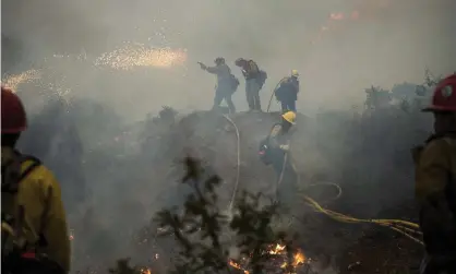  ??  ?? ‘We have a lot to learn from indigenous people, who have centuries of “good fire” expertise.’ Photograph: Bloomberg/Getty Images