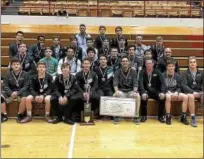  ?? SHARON HOLY — THE NEWS-HERALD ?? The Lake Catholic wrestling team took second in the Division II state duals on Feb. 11 in Columbus.